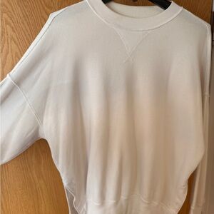 Abercrombie & Fitch Cream Crew Neck Sweater